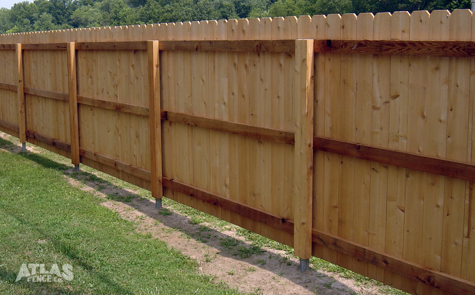 Privacy Wood Postmaster Fence
